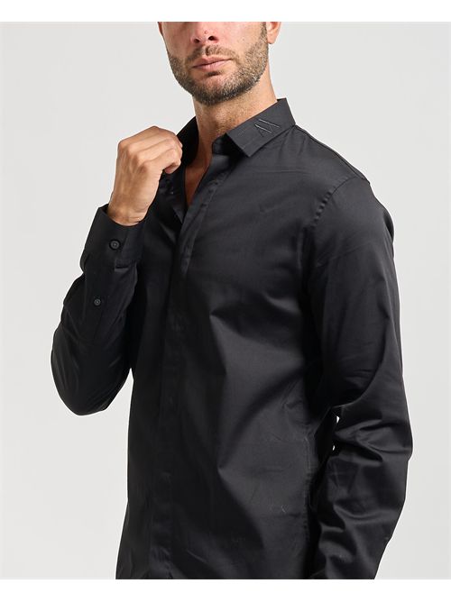 Men's Armani Exchange long sleeve cotton shirt ARMANI EXCHANGE | XM001867-AF10192UC001